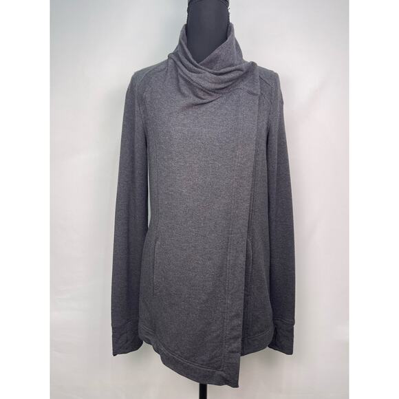 Lululemon Gray Wrap Cardigan Size 4 - Picture 1 of 9